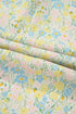 Charming Floral Print Frilled Half Sleeve U Neck A-Line Dress